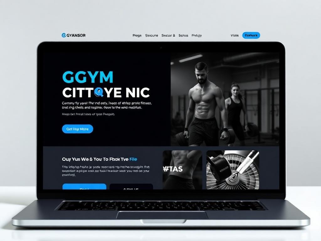 Iron Will Fitness website design